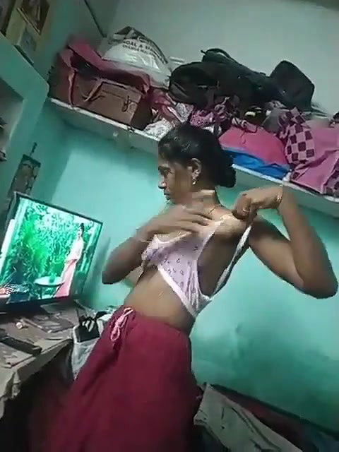 tamil wife dress change