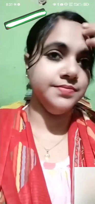 cute Bangla girlfriend video call boobs show to lover