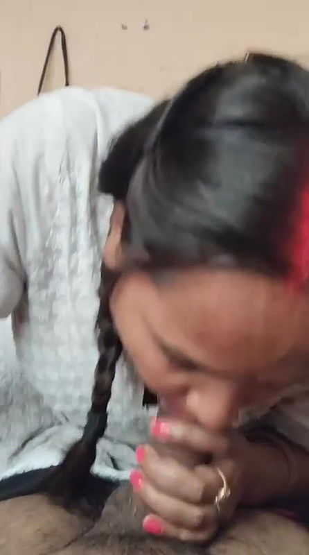 local village wife blowjob to husband viral POV clip