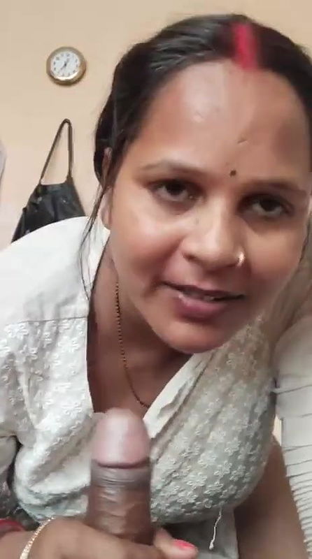 local village wife blowjob to husband viral POV clip