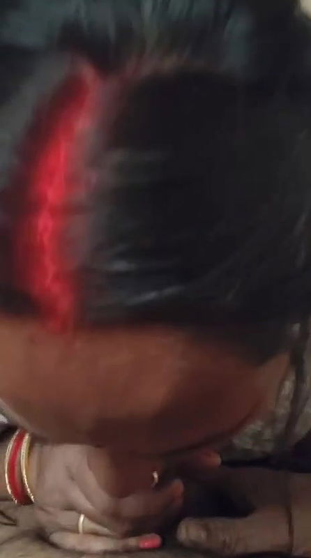 local village wife blowjob to husband viral POV clip