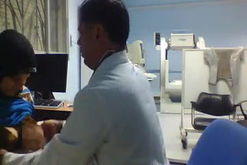 boob and ass show to doctor during checking