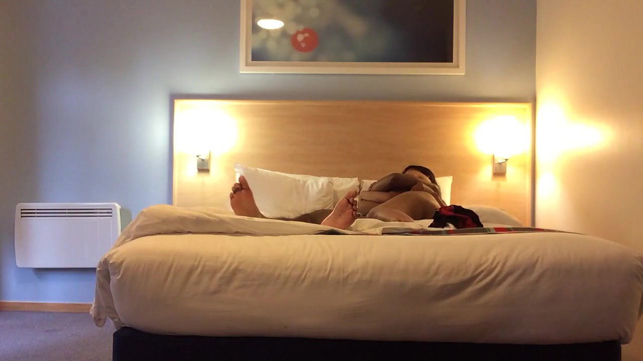 enjoying with hot call girl in hotel room