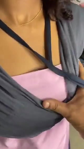 boob pressing