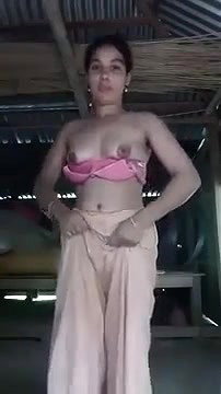 dehati girl nude show after undressing