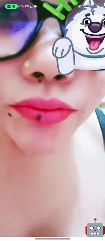 Glasses Horny Babe Showing