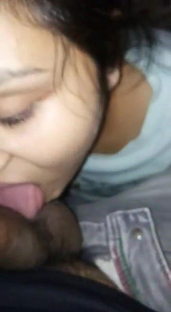 sexy girlfriend blowjob