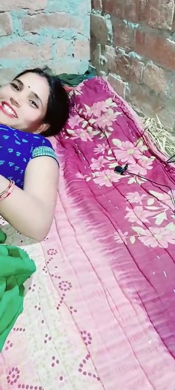 Cute Village Wife Pussy Rubbing and Big Boobs Pressing by Hubby