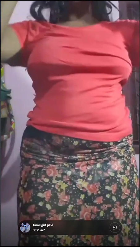 Tamil girl pavi tango show