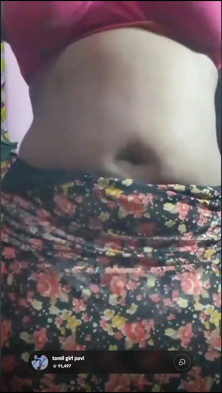 Tamil girl pavi tango show