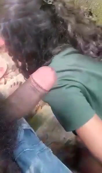 outdoor blowjob by gf