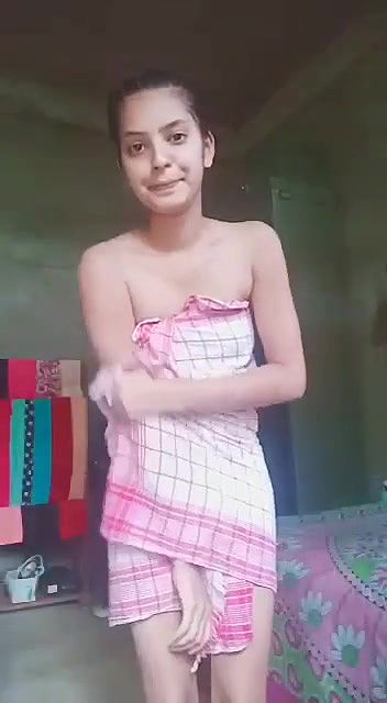 Slim Young Girl Showing