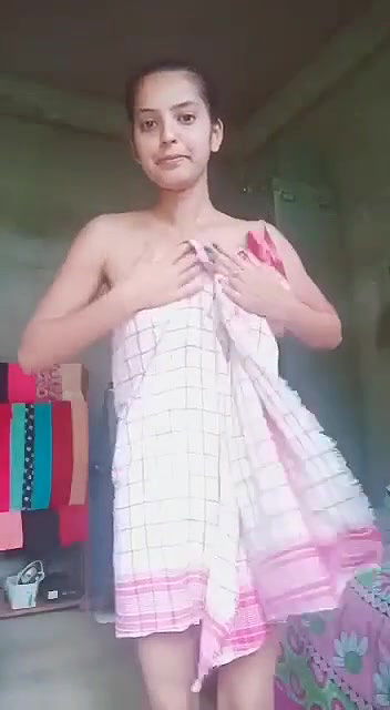 Slim Young Girl Showing