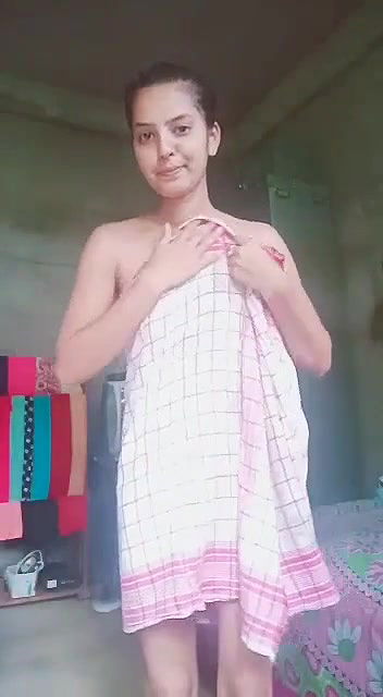 Slim Young Girl Showing