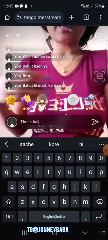 Kit Kat exclusive nude boobs show