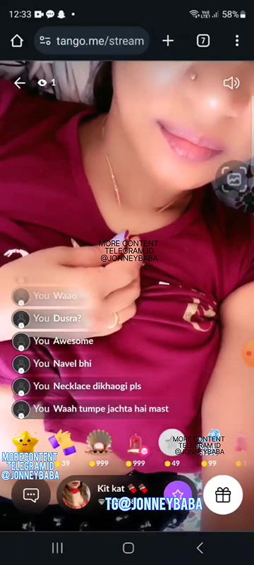 Kit Kat exclusive nude boobs show