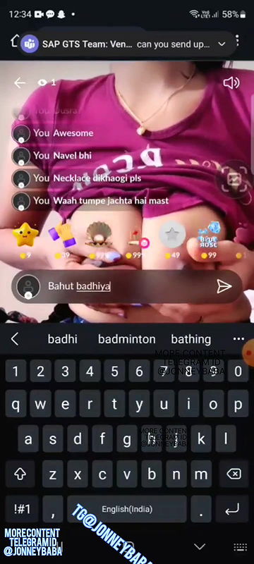 Kit Kat exclusive nude boobs show