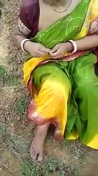 saree boudi outdoor blowjob