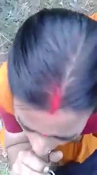 saree boudi outdoor blowjob