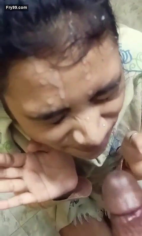 BF Cum On Cute Gf Face