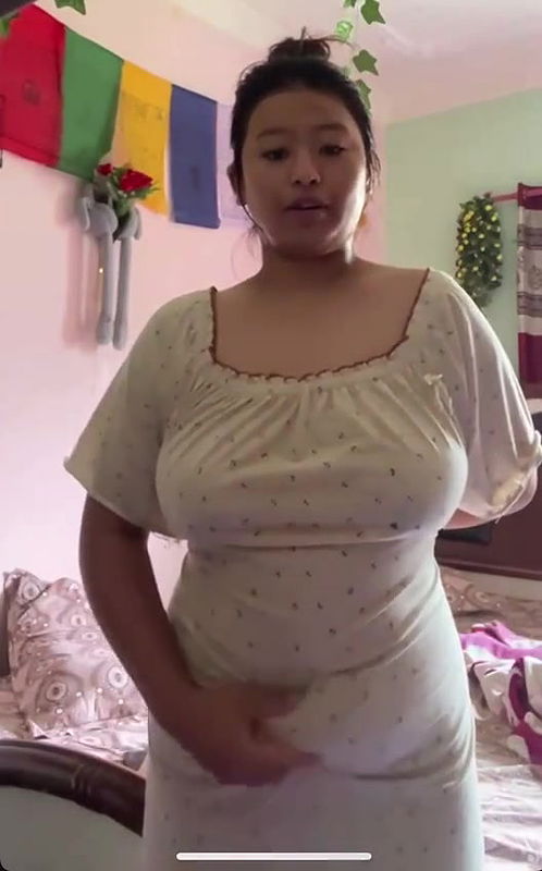 chubby nepal girl video call
