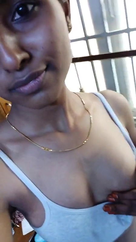 tamil slim college gf showing dark nipples hairy pussy update  2