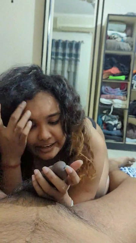 Curly Hair Girl Giving Blowjob Doggy Style Fucking 1