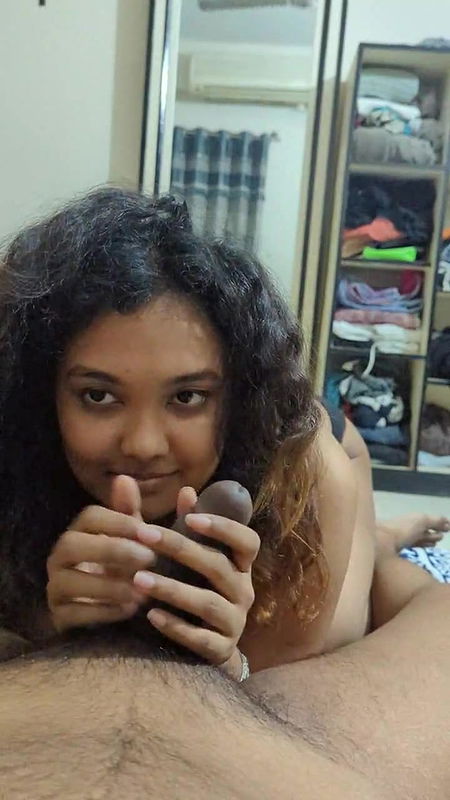 Curly Hair Girl Giving Blowjob Doggy Style Fucking 1