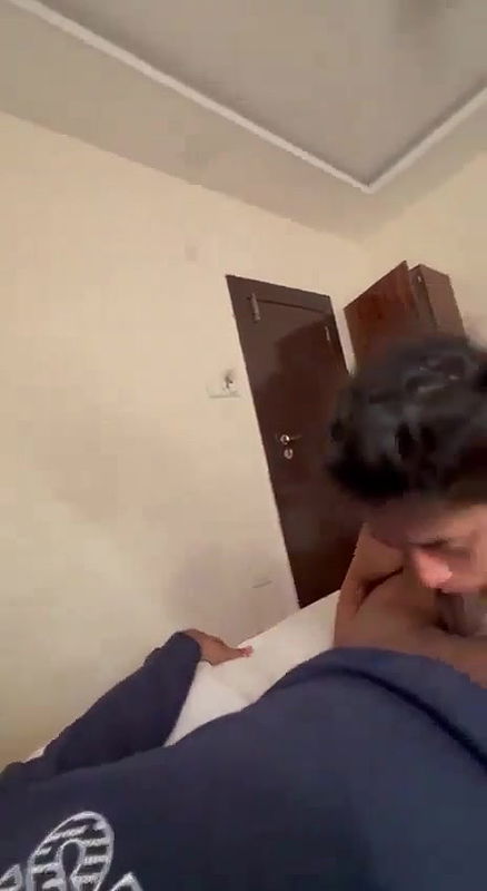 hot gf giving blowjob