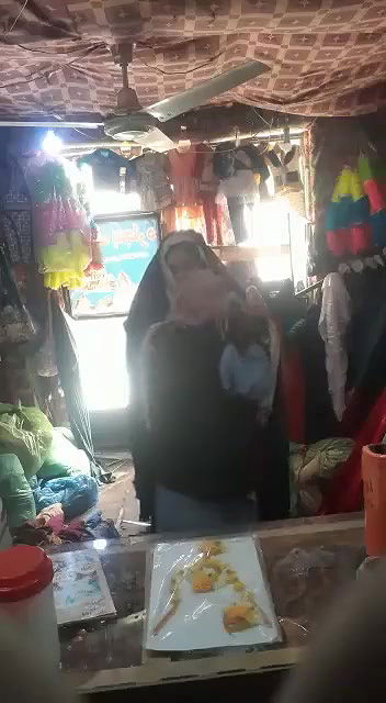 Desi chacha sucking young girls boobs in shop