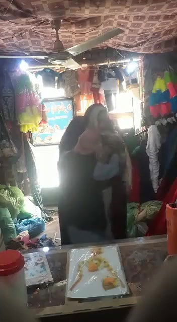 Desi chacha sucking young girls boobs in shop