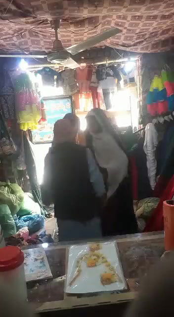 Desi chacha sucking young girls boobs in shop