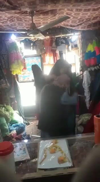 Desi chacha sucking young girls boobs in shop