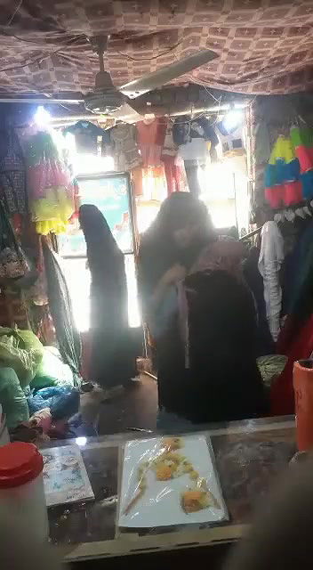 Desi chacha sucking young girls boobs in shop
