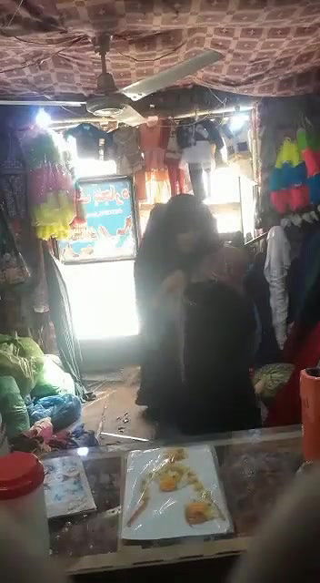 Desi chacha sucking young girls boobs in shop