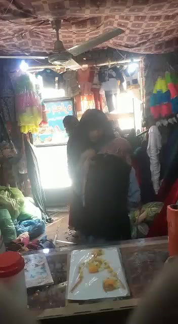 Desi chacha sucking young girls boobs in shop