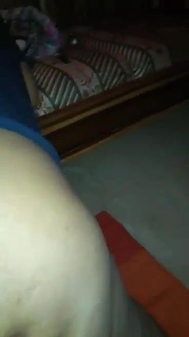 Fatty Indian Bhabhi blowjob to her Devar at night time