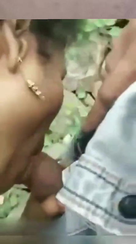 Outdoor sucking and fucking