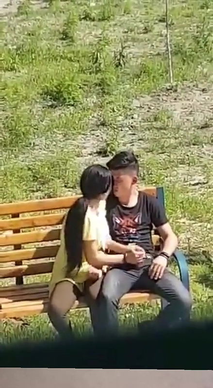 Teenage girl giving handjob to boyfriend and cum in mouth