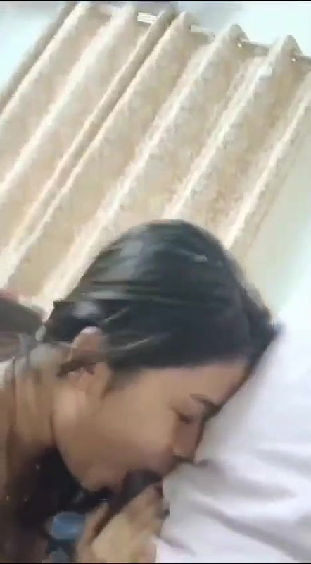 Shy Girlfriend Sucking