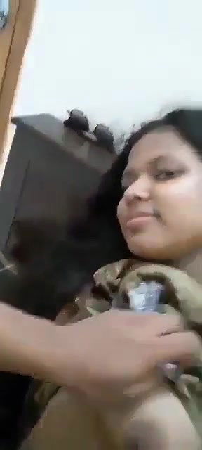 Shy Desi girl boobs sucked