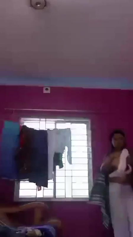 after bath dress change