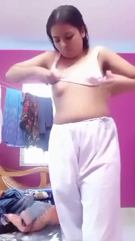 after bath dress change