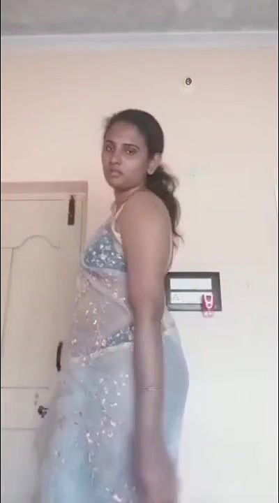 hot bhabhi striping saree and masterbating solo