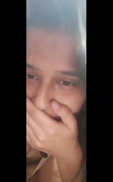 Cute chashmish Indian girl video call part 2