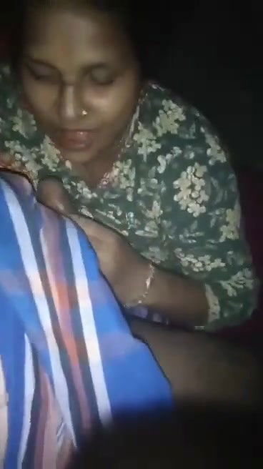 mature aunty bj to hubby at night