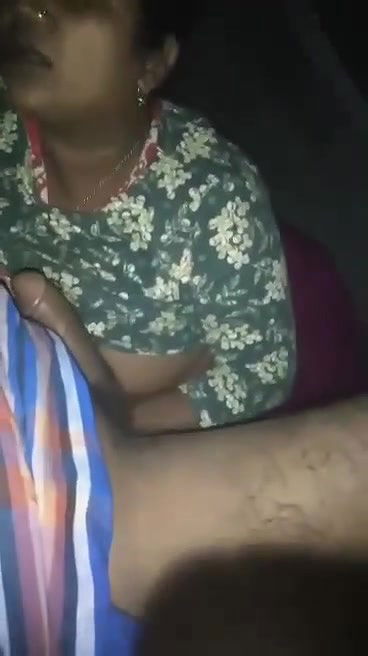 mature aunty bj to hubby at night