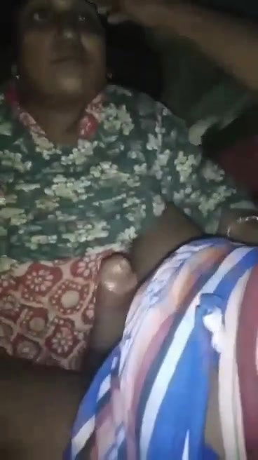 mature aunty bj to hubby at night