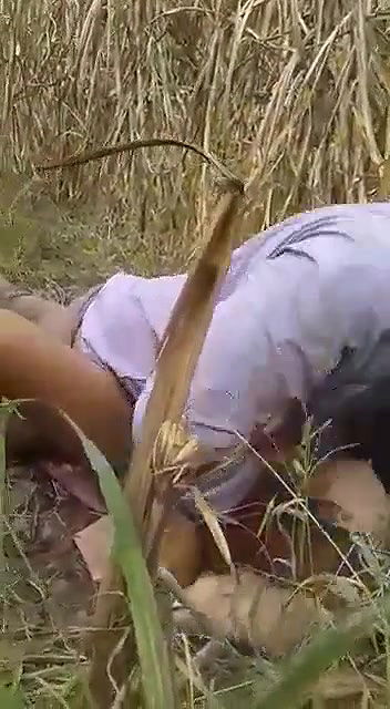 married girl sex with ex lover in open field recorded by friend
