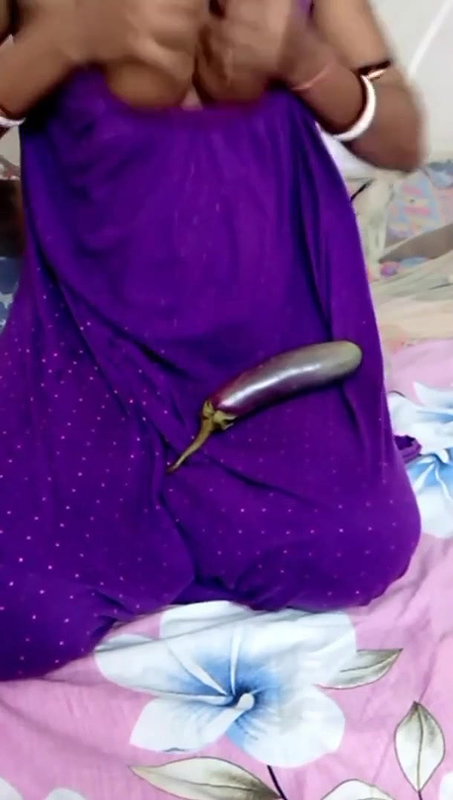pussy fucking with brinjal